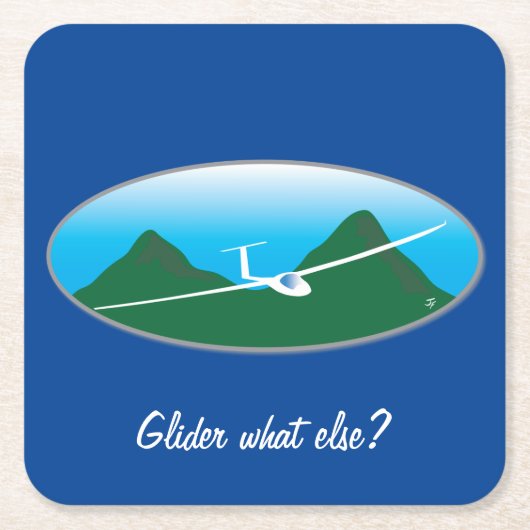 グライダー-他に何か。 スクエアペーパーコースター (正面)