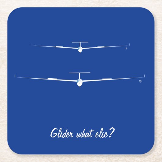 グライダー-他に何か。 スクエアペーパーコースター (正面)