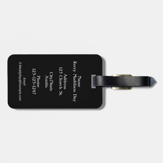 グライディングエンジェルス – 凍っていワールド ラゲッジタグ (裏面横)