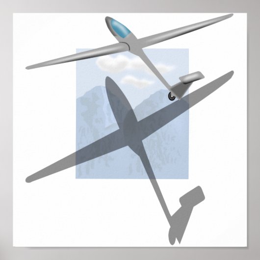 グライディングキャンバス印刷 ポスター (正面)