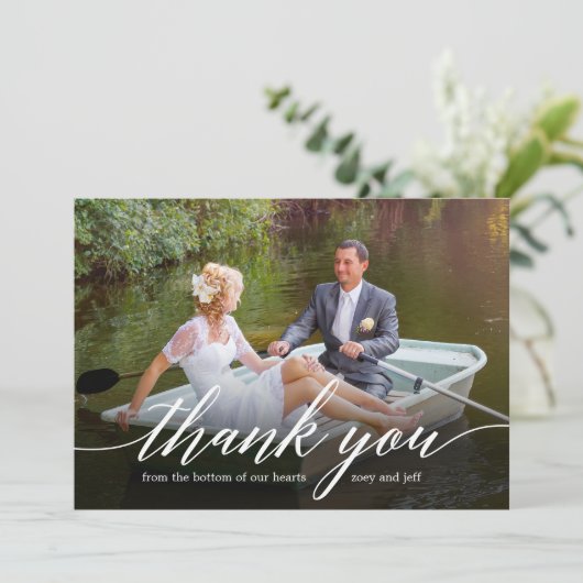 グライデッ感謝していド写真サンキューカード サンキューカード (スタンド正面)