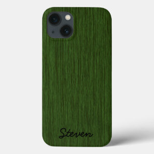 グライパーソナライズされたニーの緑の木 iPhone 13ケース