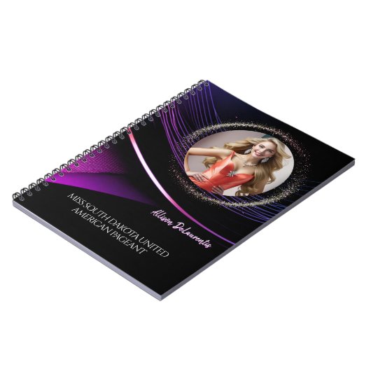 グライマーほこりカスタムのページェントのリハーサル ノートブック (左側)