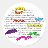 グライマービジョンコレクションクラシックラウンドステッカー ラウンドシール (正面)