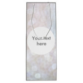 グライマーライトグレーホワイトワインボトル抱き枕 ワインギフトバッグ (裏面)