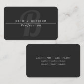 グライモダンズモノグラムの・メンズ 名刺 (正面/裏面)