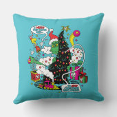 グラインクリスマカラフルスグラフィック クッション (裏面)