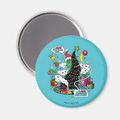 グラインクリスマカラフルスグラフィック マグネット (正面/裏面)
