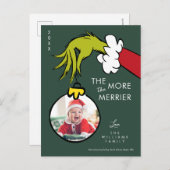 グラインズより多くのメリー新生児 – 写真 シーズンポストカード (正面/裏面)