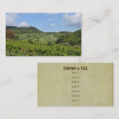 グラインズウィーンオーストリアのブドウ園 名刺 (正面/裏面)