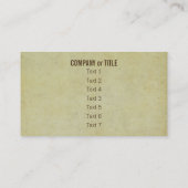 グラインズウィーンオーストリアのブドウ園 名刺 (裏面)