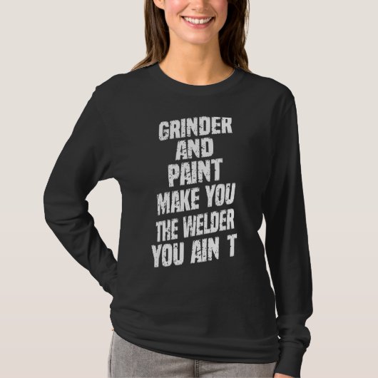 グラインダー絵を描で可愛く Tシャツ (正面)