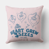 グラインチのハートは3サイズ成長 クッション (裏面)