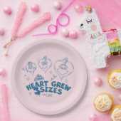 グラインチのハートは3サイズ成長 ペーパープレート (パーティー)