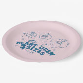 グラインチのハートは3サイズ成長 ペーパープレート (アングル)