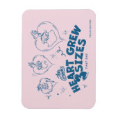 グラインチのハートは3サイズ成長 マグネット (縦)