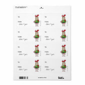 グラインチ – Cindy-Lou Who |クリスマス – 差出人 ラベル (フルシート)