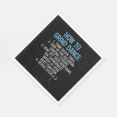 グラインド踊りチュートリアル – NOT! スタンダードランチョンナプキン (角)