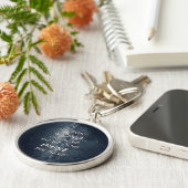 グラインド&シャインスターズやる気を起こさせるインスピレーション キーホルダー (側面)