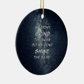 グラインド&シャインスターズやる気を起こさせるインスピレーション セラミックオーナメント (右)