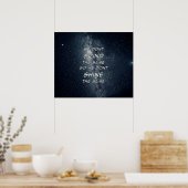 グラインド&シャインスターズやる気を起こさせるインスピレーション ポスター (キッチン)