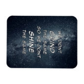 グラインド&シャインスターズやる気を起こさせるインスピレーション マグネット (横)