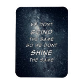 グラインド&シャインスターズやる気を起こさせるインスピレーション マグネット (縦)