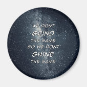 グラインド&シャインスターズやる気を起こさせるインスピレーション マグネット (正面)