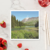 グラインネルクリークアットグレイシャーナショナルパーク スタンダードランチョンナプキン (インサイチュ)