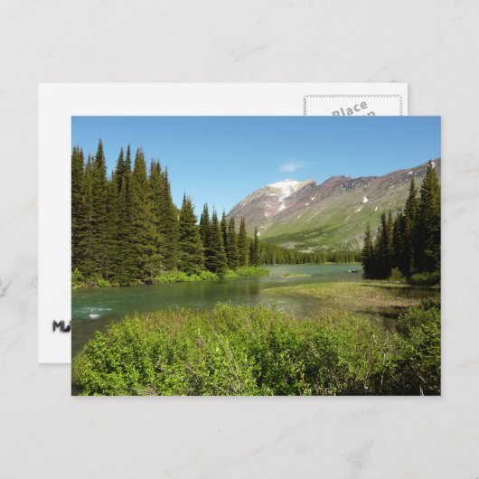 グラインネルクリークアットグレイシャーナショナルパーク ポストカード (正面/裏面)