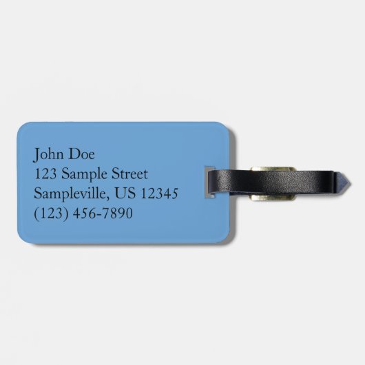 グラインネルクリークアットグレイシャーナショナルパーク ラゲッジタグ (裏面横)