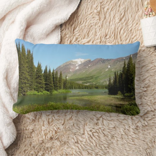 グラインネルクリークアットグレイシャーナショナルパーク ランバークッション (ブランケット)