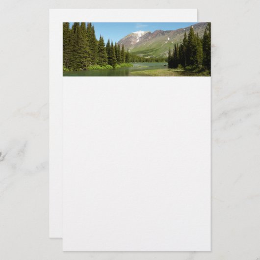 グラインネルクリークアットグレイシャーナショナルパーク 便箋 (正面/裏面)