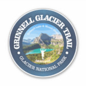グラインネル氷河トレイル シール (正面)