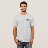 グラインネル氷河(矢印) Tシャツ (正面フル)