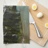 グラインネル湖アットグレイシャナショナルパーク キッチンタオル (四つ折り)