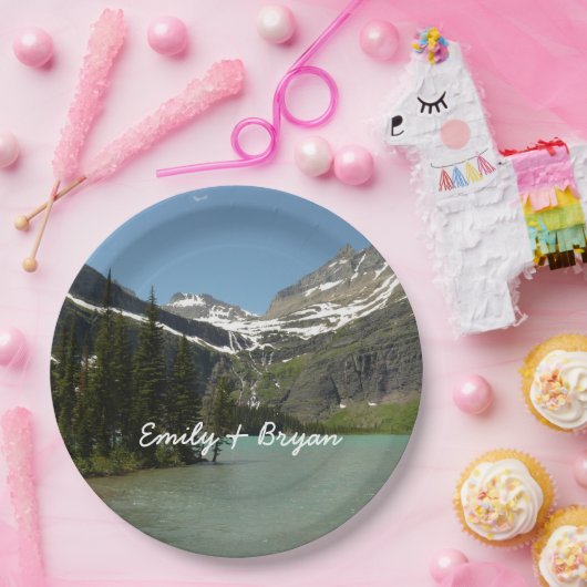 グラインネル湖アットグレイシャナショナルパーク ペーパープレート (パーティー)