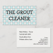 グラウトのクリーニングサービス 名刺 (正面/裏面)