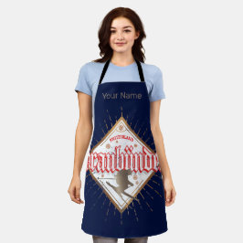 グラウブンデンスイスレトロスキーヤーヴィンテージ エプロン