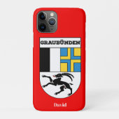 グラウブンデン（スイス） | Swiss Cantons Crests Case-Mate iPhoneケース (裏)