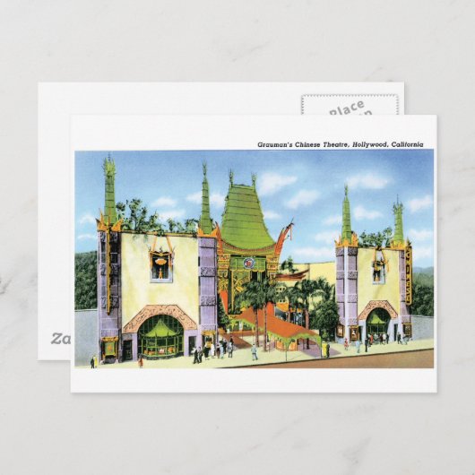 グラウマン中国の劇場 ポストカード (正面/裏面)
