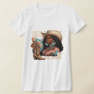 グラウンドのブーツ Tシャツ