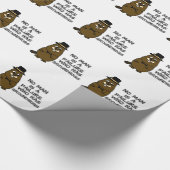 グラウンドホグを持つ失敗は誰も無い ラッピングペーパー (角)