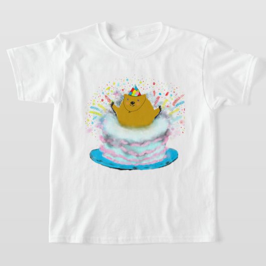 グラウンドホグデイ誕生日Tシャツ Tシャツ (レイダウン)