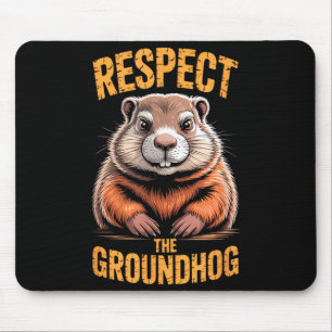 グラウンドホッグに敬意を Funny Punxsutawney Phil イベント マウスパッド