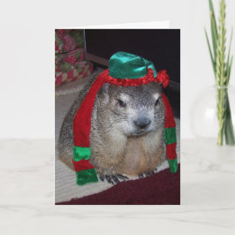 グラウンドホッグのクリスマスカード シーズンカード