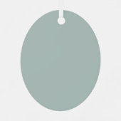 グラウンドホッグの日のお祝い：影か輝き？ メタルオーナメント (裏面)