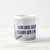 グラウンドホッグの日の極渦 コーヒーマグカップ (中央)