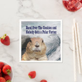 グラウンドホッグの日の極渦 スタンダードカクテルナプキン (インサイチュ)