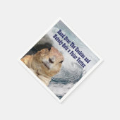 グラウンドホッグの日の極渦 スタンダードカクテルナプキン (角)